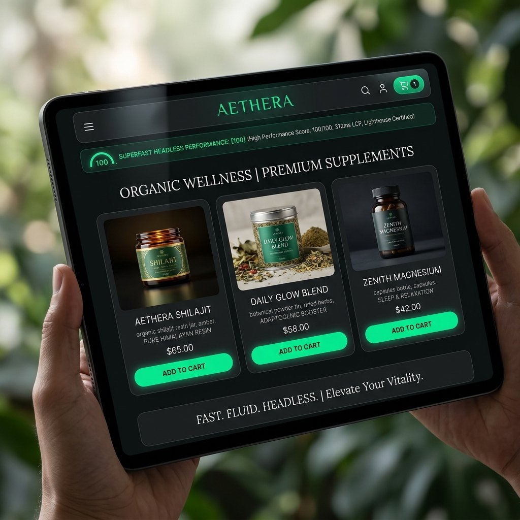 Headless E-Commerce Storefront Health DTC Interface