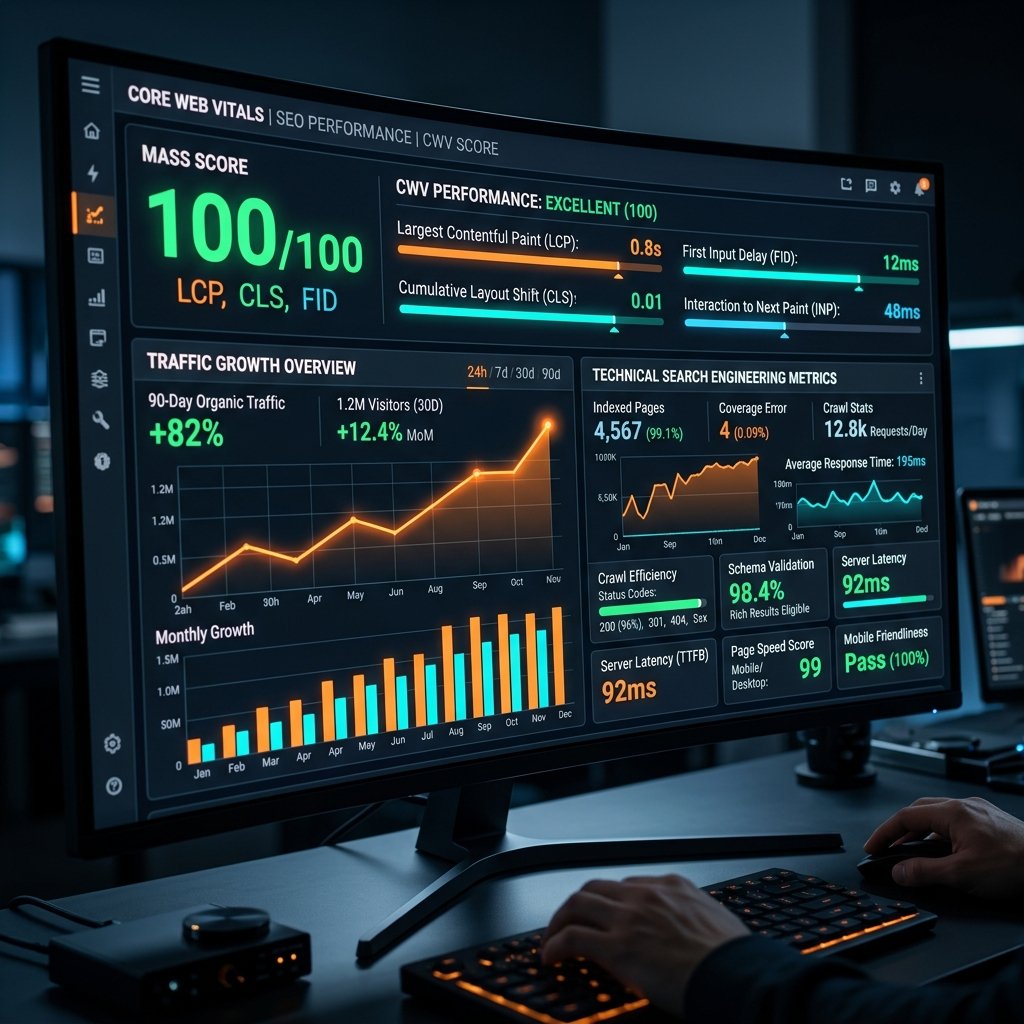 Core Web Vitals Technical SEO Performance Analytics