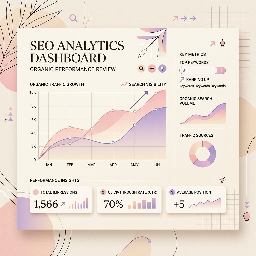 Premium SEO Analytics and Search Visibility Dashboard