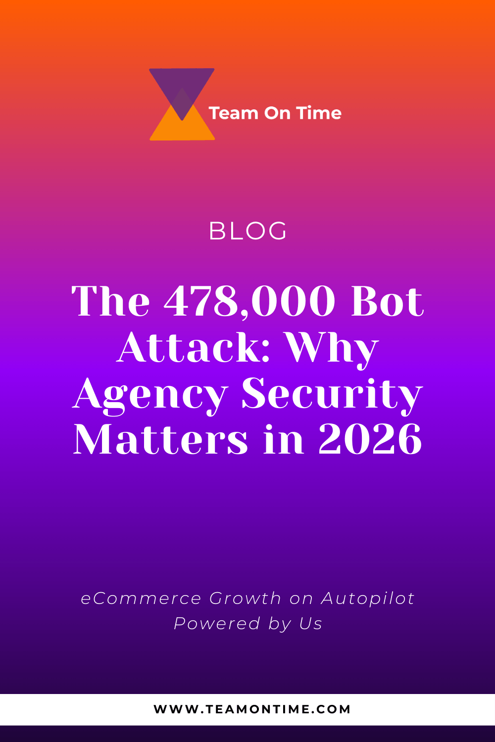 The 478,000 Bot Attack: Why Agency Security Matters in 2026
