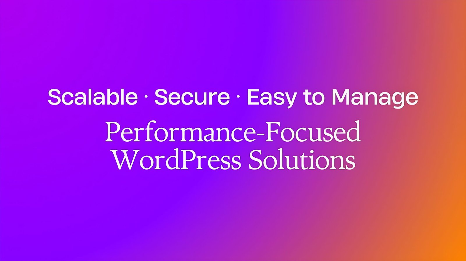 WordPress Web banner_4K